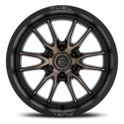 Aluminum Wheels 20X9 Clash 6 D762 6 On 114.3 Matte Black Double Dark Tint 66.06 Bore 1 Offset Multi Spoke Fuel Off Road Wheels