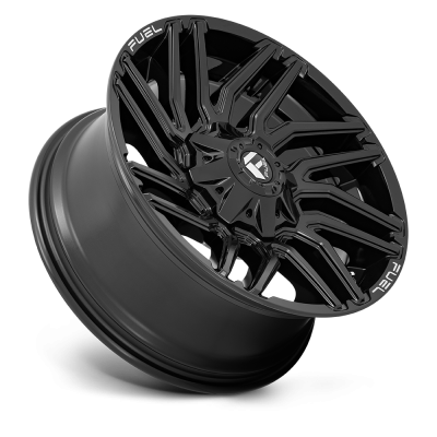 Aluminum Wheels 20X9 Typhoon D776 5 On 114.3/5 On 127 Gloss Black 78.1 Bore 1 Offset Fuel Off Road Wheels