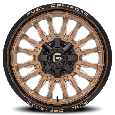 Aluminum Wheels 22X10 Arc D797 6 On 135/6 On 139.7 Platinum Bronze/Black Lip 106.1 Bore -18 Offset Fuel Off Road Wheels