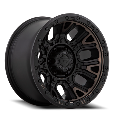 Aluminum Wheels 17X9 Traction D824 5 On 127 Matte Black Double Dark Tint 71.5 Bore 1 Offset Fuel Off Road Wheels