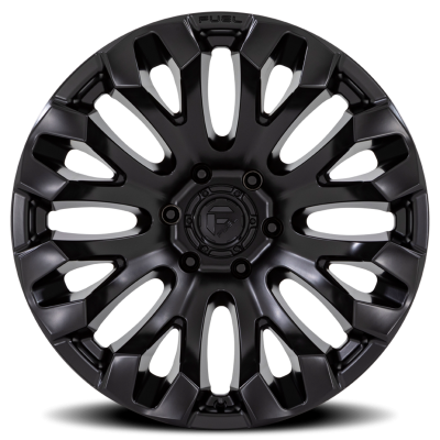 Aluminum Wheels 20X10 Quake D831 5 On 127 Blackout 71.5 Bore -18 Offset Fuel Off Road Wheels