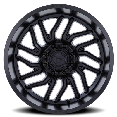 Aluminum Wheels 20X9 Hurricane D864 5 On 127 Blackout 71.5 Bore 1 Offset Fuel Off Road Wheels