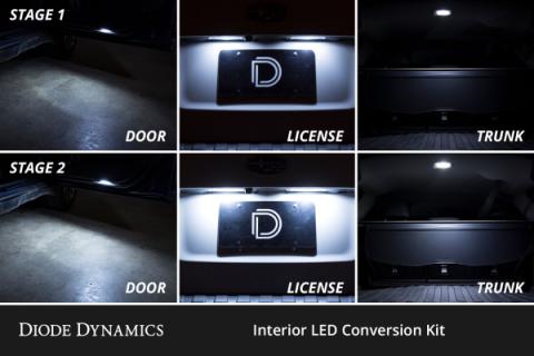 Interior LED Kit for 2014-2018 Subaru Forester, Cool White Stage 1 Diode Dynamics