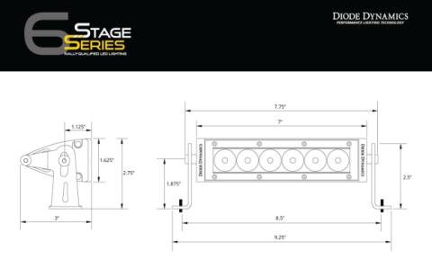 Raptor 2017 Stage Series Fog Kit 12 White Wide Diode Dynamics
