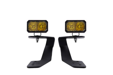 Stage Series 2in LED Ditch Light Kit for 2018-2021 Subaru Crosstrek, Sport Yellow Combo