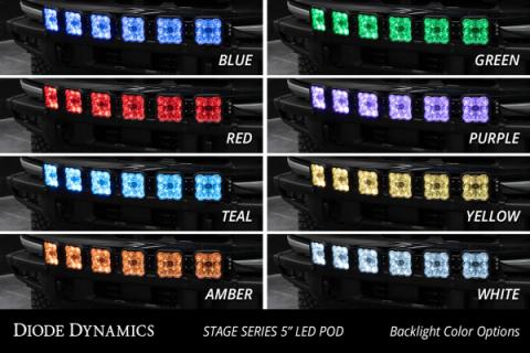 Stage Series Grille Bracket Kit for 2021-Present Ford Bronco Diode Dynamics