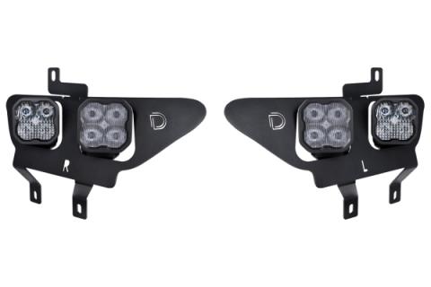 SS3 LED Fog Pocket Kit for 2021-2022 Ford F-150, Yellow Sport Diode Dynamics