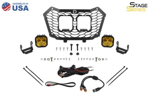 Stage Series LED Grille Kit for 2022-2024 Honda Talon, Sport White Combo