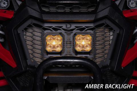 Stage Series LED Grille Kit for 2022-2024 Honda Talon, Pro Yellow Fog