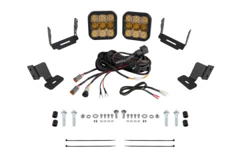 Stage Series A-Pillar Pod Kit for 2019-2024 Honda Talon, Yellow (3000K) SS5 Sport Sport Yellow Combo
