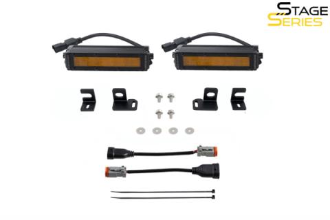 SS6 LED Fog Light Kit for 2024-Present Toyota Tacoma, White Wide Diode Dynamics