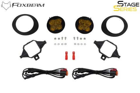 SS3 SAE/DOT Type TS Fog Light Kit Cool White (6000K) Sport (14.5 watts) White SAE Fog Diode Dynamics