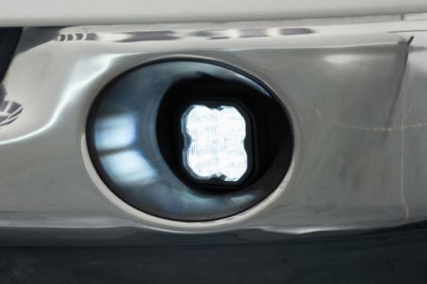 SS3 SAE/DOT Type DR Fog Light Kit Cool White (6000K) Max (38.5 watts) White SAE Fog Diode Dynamics