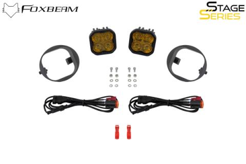 SS3 LED Fog Light Kit for 09-11 Honda Element, Pro Yellow SAE Fog Diode Dynamics
