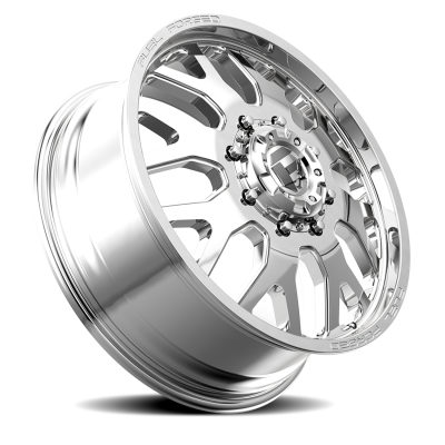 Dually Wheels 22X8.5 FF19D Dually DE19 PO 10 On 225 Polished 170.1 Bore 105 Offset Front Dually Fuel Off Road Wheels