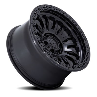 Aluminum Wheels 17X9 Rincon SBL FC857MB 5 On 127 Matte Black/Gloss Black Lip 71.5 Bore 1 Offset Fuel Off Road Wheels