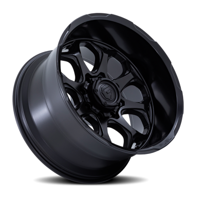 Aluminum Wheels 22X10 Scepter FC862 MX 6 On 135 Blackout 87.1 Bore -18 Offset Fuel Off Road Wheels
