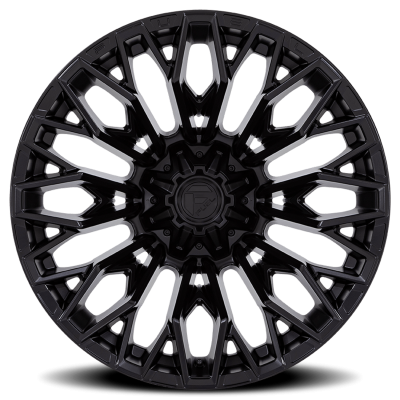 Aluminum Wheels 20X9 Strike FC865 MX 5 On 127/5 On 139.7 Blackout 87.1 Bore 1 Offset Fuel Off Road Wheels