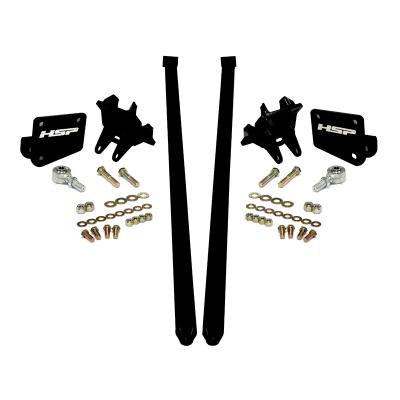 HSP Traction Bars For 2017.5-2022 Ford Powerstroke 6.7 Liter F250 Extended Cab Short Bed-Flag Red