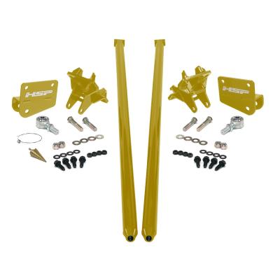 HSP Traction Bars For 2017.5-2022 Ford Powerstroke 6.7 Liter F350 SRW Crew Cab Long Bed-Silk Stain Black
