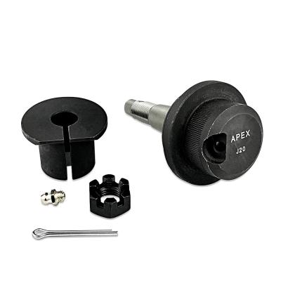 Apex Chassis Heavy Duty Knurled Ball Joint Kit 19-22 Jeep Gladiator JT 18-22 Jeep Wrangler JL/JLU Rubicon Mohave Sahara Sport Includes: 2 Upper and 2 Lower Apex Chassis