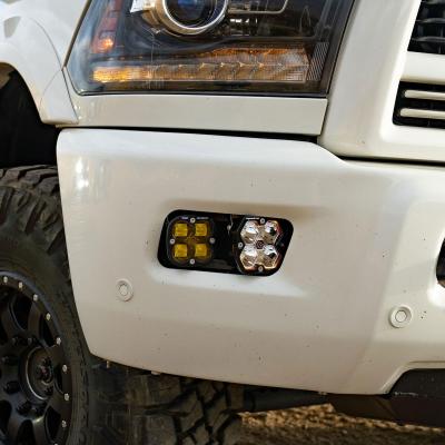 Squadron 2.0 Sport/Squadron Sae Dual Fog Pocket Light Kit Ram 2009-12 1500 2010-18 2500/3500 Baja Amber Baja Designs