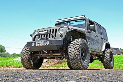 LED Light Kit Windshield 50 Inch Spectrum Dual Row Jeep Wrangler JK/Wrangler Unlimited (07-18) Rough Country