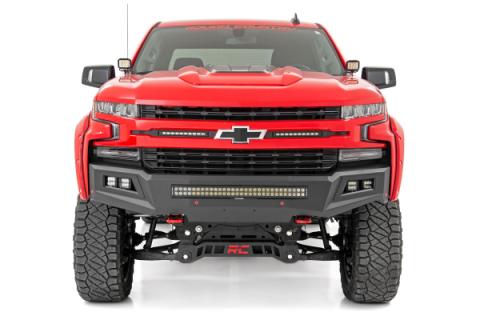LED Light Kit Ditch Mount 2 Inch Spectrum Pair Spot Chevy Silverado 1500 (19-26) Rough Country