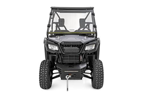 Full Windshield Scratch Resistant Honda Pioneer 520 Rough Country