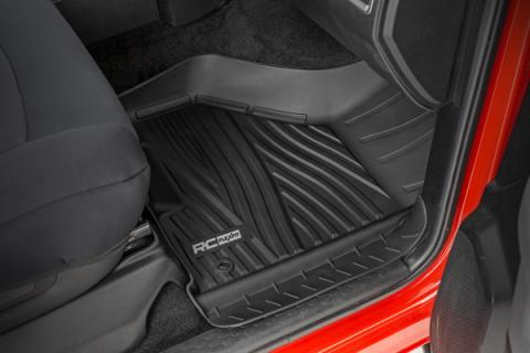 Flex-Fit Floor Mats FR Crew Cab Ram 1500 2WD/4WD (2012-2018 &amp; Classic) Rough Country
