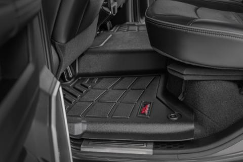 Sure-Fit Floor Mats Front &amp; Rear Bucket Crew Ram 2500/3500 (19-26) Rough Country