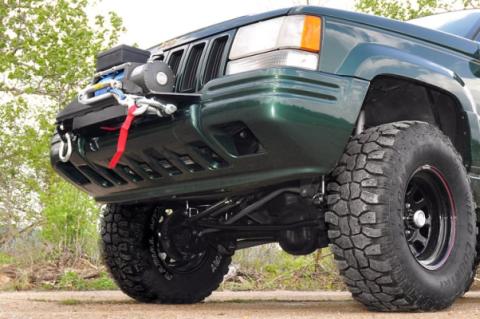 Jeep Winch Mounting Plate 93-98 Grand Cherokee ZJ Rough Country