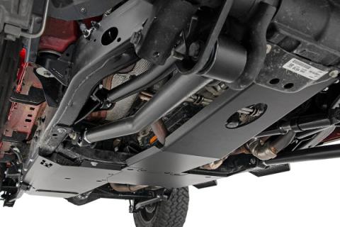 Jeep Engine + Transfer Case + Gas Tank Skid Plate System 18-20 JL Unlimited 3.6L Rough Country