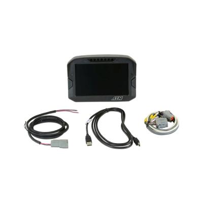 CD-7 Carbon Non-Logging/ Non-GPS Display 7-inch diagonal screen, carbon fiber enclosure, wiring harness included AEM Electronics