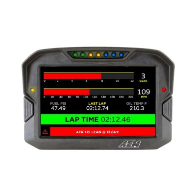 CD-7 Carbon Non-Logging/ Non-GPS Display 7-inch diagonal screen, carbon fiber enclosure, wiring harness included AEM Electronics