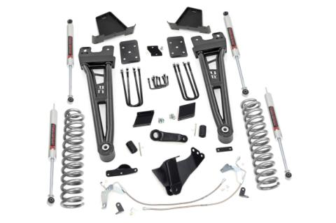 6 Inch Lift Kit Diesel Radius Arm M1 No OVLD Ford F-250 Super Duty 4WD (15-16) Rough Country