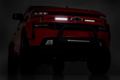 10-Inch Slimline Cree LED Light Bars Pair Chrome Series Rough Country