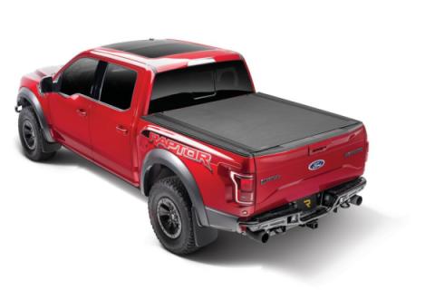 Revolver X4s Hard Rolling Truck Bed Cover 2007-2021 Toyota Tundra 5 Foot 6 Inch Bed with Deck Rail System without Trail Special Edition Storage Boxes BAK