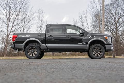 3 Inch Lift Kit N3 Shocks Red Nissan Titan 2WD/4WD (2004-2024) Rough Country