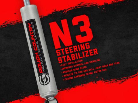 N3 Steering Stabilizer 97-03 F-150 2WD Rough Country
