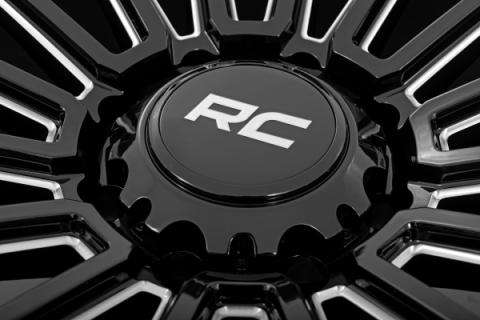 97 Series Wheel One-Piece Gloss Black 17x9 5x5 -12mm Rough Country