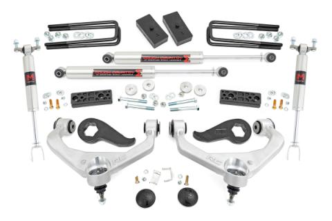 3 Inch Lift Kit UCAs M1 w/ Overloads Silverado/Sierra 2500HD/3500HD (20-26) Rough Country