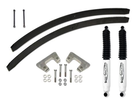 2 Inch Lift Kit 07-18 Silverado/Sierra 1500 EZ-Install w/Rear Add A Leafs and SX8000 Shocks Tuff Country