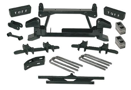 4 Inch Lift Kit 92-98 Chevy/GMC Suburban 2500 8 Lug Fits Models with stamped lower Control Arms Tuff Country