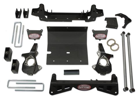 6 Inch Lift Kit 01-06 Silverado/Sierra 1500HD w/3 Piece Sub Frame Tuff Country