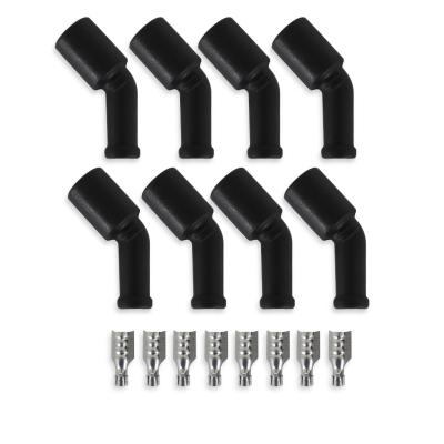 High Performance Boot And Terminal Kit For Ls/Lt Ignition Wires Ls/Lt 135 Degree Coil Boot & Terminal 8 Pack ACCEL