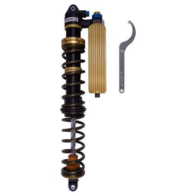 Suspension Shock Absorber and Coil Spring Assembly Monotube Front Left Can-Am Maverick X3 RS Turbo Type III Hard Anodized Black Hawk Powersports Bilstein