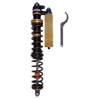 Suspension Shock Absorber and Coil Spring Assembly Monotube Front Right Can-Am Maverick X3 RS Turbo R Type III Hard Anodized Black Hawk Powersports Bilstein