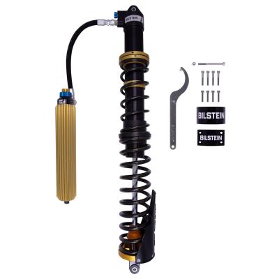Suspension Shock Absorber and Coil Spring Assembly Monotube Rear Right Can-Am Maverick X3 RS Turbo R Type III Hard Anodized Black Hawk Powersports Bilstein