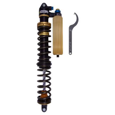Suspension Shock Absorber and Coil Spring Assembly Monotube Front Right Can-Am Maverick X3 Max RS Turbo R Type III Hard Anodized Black Hawk Powersports Bilstein